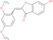 (2Z)-2-(2,4-Dimethoxybenzylidene)-6-hydroxy-1-benzofuran-3(2H)-one