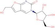 3-b-D-Ribofuranosyl-6-hydroxymethyl-furano[2,3-d]-pyrimidin-2-one