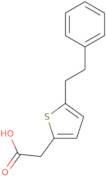 [5-(2-Phenylethyl)-2-thienyl]acetic acid