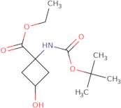Ethyl 1-{[(tert-butoxy)carbonyl]amino}-3-hydroxycyclobutane-1-carboxylate