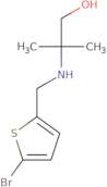 2-{[(5-Bromothiophen-2-yl)methyl]amino}-2-methylpropan-1-ol