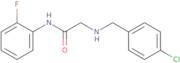 2-{[(4-Chlorophenyl)methyl]amino}-N-(2-fluorophenyl)acetamide