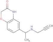 6-{1-[(Prop-2-yn-1-yl)amino]ethyl}-3,4-dihydro-2H-1,4-benzoxazin-3-one