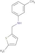 3-Methyl-N-[(5-methylthiophen-2-yl)methyl]aniline