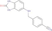 4-{[(2-Oxo-2,3-dihydro-1H-1,3-benzodiazol-5-yl)amino]methyl}benzonitrile