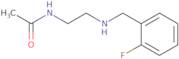 N-(2-{[(2-Fluorophenyl)methyl]amino}ethyl)acetamide