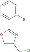2-(2-Bromophenyl)-4-(chloromethyl)-1,3-oxazole