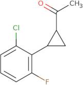 1-[2-(2-Chloro-6-fluorophenyl)cyclopropyl]ethan-1-one