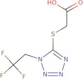 2-{[1-(2,2,2-Trifluoroethyl)-1H-1,2,3,4-tetrazol-5-yl]sulfanyl}acetic acid