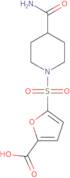 5-[(4-Carbamoylpiperidin-1-yl)sulfonyl]furan-2-carboxylic acid