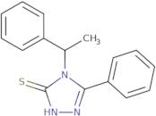 5-Phenyl-4-(1-phenylethyl)-4H-1,2,4-triazole-3-thiol