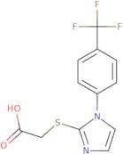 2-({1-[4-(Trifluoromethyl)phenyl]-1H-imidazol-2-yl}sulfanyl)acetic acid