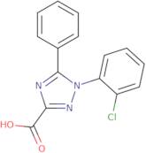 1-(2-Chloro-phenyl)-5-phenyl-1H-[1,2,4]triazole-3-carboxylic acid