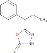 5-(1-Phenylpropyl)-1,3,4-oxadiazole-2-thiol