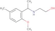 2-[1-(2-Methoxy-5-methylphenyl)ethylamino]ethanol