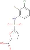 5-[(3-Chloro-2-fluorophenyl)sulfamoyl]furan-2-carboxylic acid