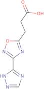 3-[3-(4H-1,2,4-Triazol-3-yl)-1,2,4-oxadiazol-5-yl]propanoic acid