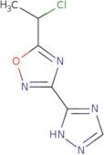 5-(1-Chloroethyl)-3-(4H-1,2,4-triazol-3-yl)-1,2,4-oxadiazole