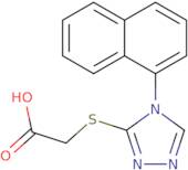 2-[[4-(1-Naphthalenyl)-4H-1,2,4-triazol-3-yl]thio]-acetic acid