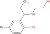 4-Bromo-2-[1-(2-hydroxyethylamino)propyl]phenol