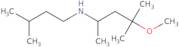 4-Methoxy-4-methyl-N-(3-methylbutyl)pentan-2-amine