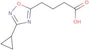 4-(3-Cyclopropyl-1,2,4-oxadiazol-5-yl)butanoic acid