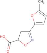 3-(5-Methylfuran-2-yl)-4,5-dihydro-1,2-oxazole-5-carboxylic acid