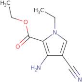 Ethyl 3-amino-4-cyano-1-ethyl-1H-pyrrole-2-carboxylate