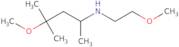 4-Methoxy-N-(2-methoxyethyl)-4-methylpentan-2-amine