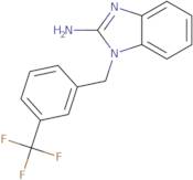 1-{[3-(Trifluoromethyl)phenyl]methyl}-1H-1,3-benzodiazol-2-amine