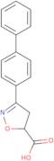 3-(4-Phenylphenyl)-4,5-dihydro-1,2-oxazole-5-carboxylic acid