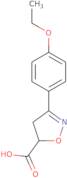 3-(4-Ethoxyphenyl)-4,5-dihydro-1,2-oxazole-5-carboxylic acid