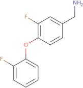 [3-Fluoro-4-(2-fluorophenoxy)phenyl]methanamine