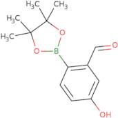 5-Hydroxy-2-(4,4,5,5-tetramethyl-1,3,2-dioxaborolan-2-yl)benzaldehyde