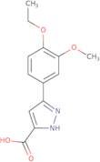 3-(4-Ethoxy-3-methoxyphenyl)-1H-pyrazole-5-carboxylic acid