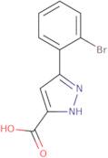 3-(2-Bromophenyl)-1{H}-pyrazole-5-carboxylic acid