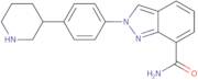 2-[4-(Piperidin-3-yl)phenyl]-2H-indazole-7-carboxamide