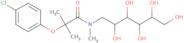 2-(4-Chlorophenoxy)-N,2-dimethyl-N-(2,3,4,5,6-pentahydroxyhexyl)propanamide