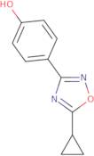 4-(5-Cyclopropyl-1,2,4-oxadiazol-3-yl)phenol