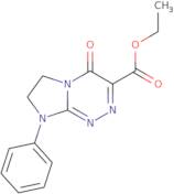 Ethyl 4-oxo-8-phenyl-4,6,7,8-tetrahydroimidazo[2,1-c][1,2,4]triazine-3-carboxylate