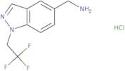 [1-(2,2,2-Trifluoroethyl)indazol-5-yl]methanamine hydrochloride