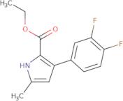 Ethyl 3-(3,4-difluorophenyl)-5-methyl-1H-pyrrole-2-carboxylate