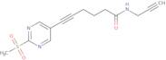 6-(2-(Methylsulfonyl)pyrimidin-5-yl)-N-(prop-2-yn-1-yl)hex-5-ynamide