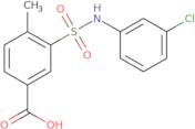 3-[(3-Chlorophenyl)sulfamoyl]-4-methylbenzoic acid