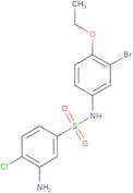 3-Amino-N-(3-bromo-4-ethoxy-phenyl)-4-chloro-benzenesulfonamide