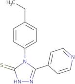 4-(4-Ethylphenyl)-5-(pyridin-4-yl)-4H-1,2,4-triazole-3-thiol