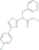 N-Benzyl-2-chloro-N-[4-(4-chlorophenyl)-1,3-thiazol-2-yl]acetamide