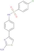 N-[4-(2-Amino-thiazol-4-yl)-phenyl]-4-chloro-benzenesulfonamide