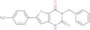 3-Benzyl-6-(4-methylphenyl)-2-sulfanyl-3H,4H-thieno[3,2-d]pyrimidin-4-one