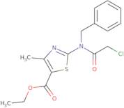 Ethyl 2-(N-benzyl-2-chloroacetamido)-4-methyl-1,3-thiazole-5-carboxylate